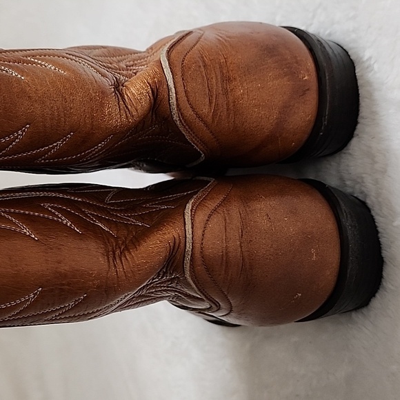 Tony Lama Vintage Western Boots Black Label Womens 6.5 B - Picture 16 of 17